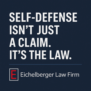 Self-defense isn't just a claim it's the law