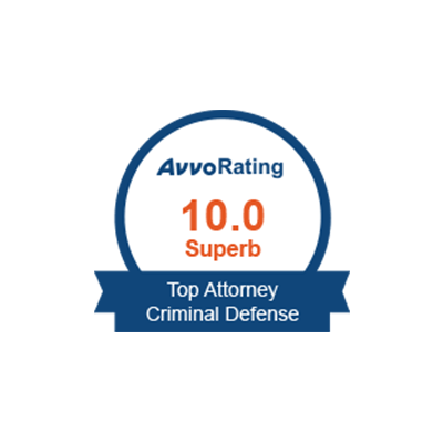 Avvo 10.0 Top Attorney Criminal Defense